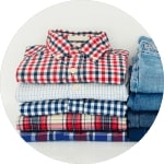 Folded Clothes Shirts Laundry Circle2 Min